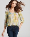 Quotation: Plenty by Tracy Reese Blouse - Silk Floral Peasant