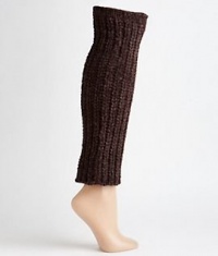 HUE Chenille Ribbed Legwarmer, One Size, Black HUE Chenille Ribbed Legwarmer, One Size, Black
