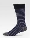 A perfect blend of classic patterns and stripes into one supremely soft, mid-calf design.Mid-calf height64% cotton/35% nylon/1% lycraMachine washImported