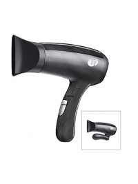 Small enough to fit in your handbag, this device delivers the shiny, silky finish of the Tourmaline technology in an ultra-portable, lightweight body. With dual voltage, folding handle and storage tote, this dryer travels with you for beautifully-healthy speed-drying every time, anywhere. Small enough to fit in your handbag, this device delivers the shiny, silky finish of the Tourmaline technology in an ultra-portable, lightweight body. With dual voltage, folding handle and storage tote, this dryer travels with you for beautifully-healthy speed-drying every time, anywhere.