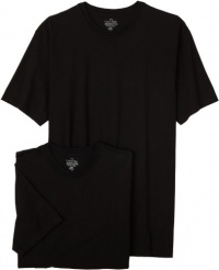 Calvin Klein Big and Tall Men's Tall 2 Pack Crew, Black, LT Calvin Klein Big and Tall Men's Tall 2 Pack Crew, Black, LT