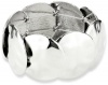 Nine West Silver-Tone Wave Stretch Bracelet