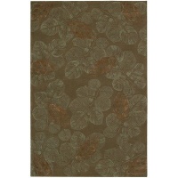 Nourison Rugs Julian Collection JL62 Brown Round 6' x 6' Area Rug