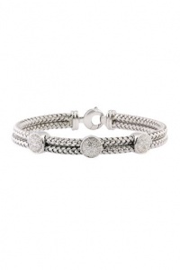 Effy Jewlery Balissima Sterling Silver Diamond Bracelet, .12 TCW Effy Jewlery Balissima Sterling Silver Diamond Bracelet, .12 TCW