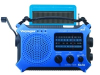 Kaito Electronics Inc. KA500BLU Voyager Emergency Radio- Blue Kaito Electronics Inc. KA500BLU Voyager Emergency Radio- Blue