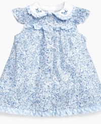 Ready for tea! She'll be ready for the garden party in this sweet floral dress from Little Me. Ready for tea! She'll be ready for the garden party in this sweet floral dress from Little Me.