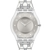 swatch Women's SFK356G Quartz Stainless Steel Silver Dia Casual Watch