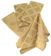 Lenox Laurel Leaf Napkins, Golden Sage, Set of 4