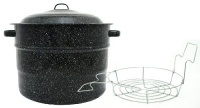 Granite Ware 0707-1 21-1/2-Quart Steel/Porcelain Water-Bath Canner with Rack Granite Ware 0707-1 21-1/2-Quart Steel/Porcelain Water-Bath Canner with Rack