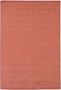 Couristan 1001/4000 Recife Saddle Stitch/TerracottaNatural Rug Size: 2' x 3'7 Couristan 1001/4000 Recife Saddle Stitch/TerracottaNatural Rug Size: 2' x 3'7