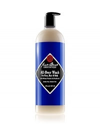 All-Over Wash for Face, Hair and Body. One great product that does the job of three--a body wash, facial cleanser and conditioning hair shampoo all in one. Wheat Protein and Panthenol provide water-binding properties that help maintain essential moisture in skin and hair. The rich, thick lather washes away sweat and dirt, without stripping away the natural oils that keep skin and hair healthy. All-Over Wash for Face, Hair and Body. One great product that does the job of three--a body wash, facial cleanser and conditioning hair shampoo all in one. Wheat Protein and Panthenol provide water-binding properties that help maintain essential moisture in skin and hair. The rich, thick lather washes away sweat and dirt, without stripping away the natural oils that keep skin and hair healthy.