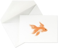 Crane & Co. Goldfish Brushstroke Notes (SN1128)