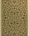 Safavieh Courtyard Collection CY2098-3901 Sand and Black Indoor/Outdoor Area Rug, 5-Feet 3-Inch by 7-Feet 7-Inch