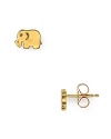Talk about charm. This delicate pair of 14K gold dipped elephant-shaped earrings from Dogeared remind that it's the little things that make life beautiful.