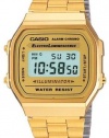 Mens Casio Classic Digital Watch Gold One Size