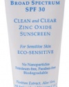BurnOut Eco-Sensitive Sunscreen SPF 30. Size is 3 oz
