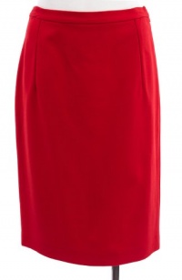 Diane von Furstenberg Cherry Red Knit 'Kimmie' Kangaroo Pocket Pencil Skirt 8 Diane von Furstenberg Cherry Red Knit 'Kimmie' Kangaroo Pocket Pencil Skirt 8