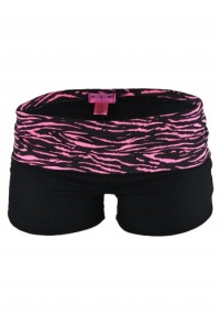 Fold Over Animal Print Cotton Spandex Shorts Neons Too! Fold Over Animal Print Cotton Spandex Shorts Neons Too!