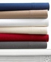 Martha Stewart Solid Grey Flannel Sheet Set, Full