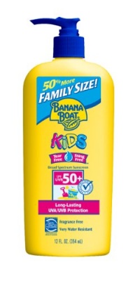 Banana Boat Kids SPF 50 Family Size Sunscreen Lotion, 12-Fluid Ounce