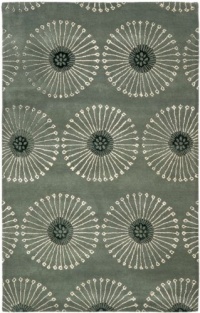 Area Rug 5x8 Rectangle Contemporary Grey - Ivory Color - Safavieh Soho Rug from RugPal Area Rug 5x8 Rectangle Contemporary Grey - Ivory Color - Safavieh Soho Rug from RugPal