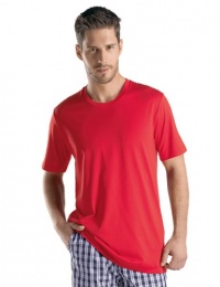 Hanro Men's Short Sleeve Top, Fire, Large Hanro Men's Short Sleeve Top, Fire, Large