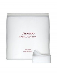 This exclusive Facial Cotton is 100% natural and uniquiely manufactured for a consistent soft, smooth texture. Allows for maximum absorption and assists in the application of Shiseido softeners.Call Saks Fifth Avenue New York, (212) 753-4000 x2154, or Beverly Hills, (310) 275-4211 x5492, for a complimentary Beauty Consultation. ASK SHISEIDOFAQ This exclusive Facial Cotton is 100% natural and uniquiely manufactured for a consistent soft, smooth texture. Allows for maximum absorption and assists in the application of Shiseido softeners.Call Saks Fifth Avenue New York, (212) 753-4000 x2154, or Beverly Hills, (310) 275-4211 x5492, for a complimentary Beauty Consultation. ASK SHISEIDOFAQ