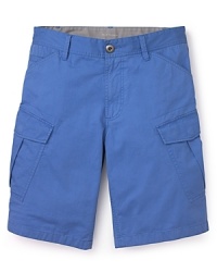 The essential summer styling piece. Elie Tahari's boldly hued cotton shorts add depth to your warm-weather wardrobe.