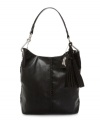 Carlos by Carlos Santana adds braided trim and a flirty pair of tassels to the rocker-chic Tour purse.