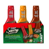 IAMS Savory Sauce for Adult Dogs, 3 Flavor Variety Pack, 11-Ounce Bottles (Pack of 2) IAMS Savory Sauce for Adult Dogs, 3 Flavor Variety Pack, 11-Ounce Bottles (Pack of 2)