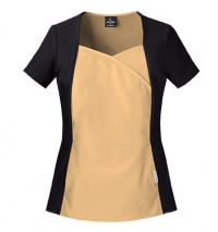 Baby Phat Livin' Stretch Scrub Top with Sweetheart Neckline Scrub Tops Women, Khaki; 2XL Baby Phat Livin' Stretch Scrub Top with Sweetheart Neckline Scrub Tops Women, Khaki; 2XL