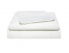 Alok International 325-110007 325 Thread Count Organic Cotton Sheet Set, King, White