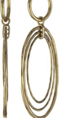 Lucky Brand Gold-Tone Orbital Hoop-on-Hoop Earrings Lucky Brand Gold-Tone Orbital Hoop-on-Hoop Earrings