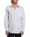 Calvin Klein Sportswear Men's Long Sleeve Yarn Dye End On End Check Woven