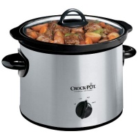 Crock-Pot SCR300SS 3-Quart Round Manual Slow Cooker, Stainless Steel Crock-Pot SCR300SS 3-Quart Round Manual Slow Cooker, Stainless Steel
