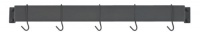 Cuisinart CRBW-33MBK Chef's Classic 33-Inch Bar-Style Wall-Mount Pot Rack, Matte Black Cuisinart CRBW-33MBK Chef's Classic 33-Inch Bar-Style Wall-Mount Pot Rack, Matte Black
