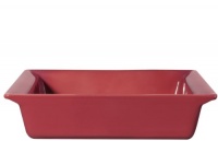 Emile Henry 10-Inch Square Baker, Raspberry