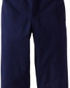 Kitestrings Boys 2-7 Toddler Flat Front Twill Pant With Side Seam Pockets, Peacoat Navy, 3T