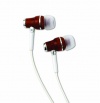 Tribeca Genuine Wood Ear Buds for Kindle Fire, Bubinga