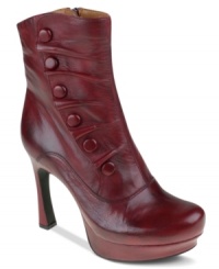 Buttoned-up style. The Ferrara platform booties by Earthies are polished and refined. They're also super comfy with a cupped heel and cradled toe area for support, an anatomical arch and a contoured footbed. Buttoned-up style. The Ferrara platform booties by Earthies are polished and refined. They're also super comfy with a cupped heel and cradled toe area for support, an anatomical arch and a contoured footbed.