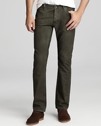 Reinvigorate your denim wardrobe with some color, like the understated wash of these top-level jeans from John Varvatos USA, slim and straight for a polished look that's perfect any time of day or night. Reinvigorate your denim wardrobe with some color, like the understated wash of these top-level jeans from John Varvatos USA, slim and straight for a polished look that's perfect any time of day or night.