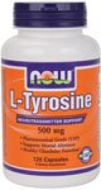 NOW Foods L-Tyrosine 500mg (120cap) NOW Foods L-Tyrosine 500mg (120cap)