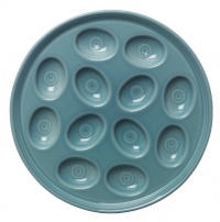 Fiesta 11-Inch Egg Tray, Turquoise Fiesta 11-Inch Egg Tray, Turquoise