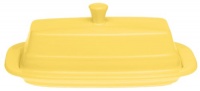 Fiesta 2-Piece Covered Butter, Sunflower Fiesta 2-Piece Covered Butter, Sunflower
