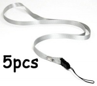 COSMOS ® 5 pcs Gray Long Neck Strap Band Lanyard (36 inch full round length)For Camera Cell phone ipod mp3 mp4 PSP Wiimote ID card badge and other Electronic Devices + Cosmos cable tie COSMOS ® 5 pcs Gray Long Neck Strap Band Lanyard (36 inch full round length)For Camera Cell phone ipod mp3 mp4 PSP Wiimote ID card badge and other Electronic Devices + Cosmos cable tie