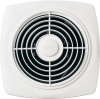 Broan 509 180 CFM 6.5 Sones Through Wall Ventilation Fan, White Square Plastic Grille