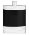 Vera Wang elevates cocktail hour with the deco-cool Debonair flask. Ribbed stainless steel and slick black enamel create a look of vintage glamor that no on-the-go bartender can resist. A stylish gift for groomsmen.