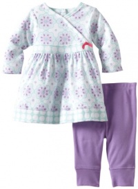 Offspring- Baby Girls Newborn Crystal Dress And Legging Set, Lavender Multi, 3 Months Offspring- Baby Girls Newborn Crystal Dress And Legging Set, Lavender Multi, 3 Months