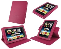 rooCASE Dual-View Multi Angle (Magenta) Leather Folio Case Cover for Barnes and Noble NOOK Tablet / NOOKcolor Nook Color eBook Reader (NOT Compatible with NOOK HD) rooCASE Dual-View Multi Angle (Magenta) Leather Folio Case Cover for Barnes and Noble NOOK Tablet / NOOKcolor Nook Color eBook Reader (NOT Compatible with NOOK HD)