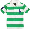 Polo Ralph Lauren Toddler Boy's Striped Big Pony Rugby, Tiller Green, 5